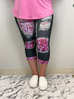 Pink Passion Capri w/ Butt Pockets