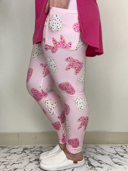 Frosted Love Leggings w/ Pockets