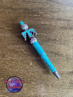 #9 Turquoise Phoenix Beaded Pen