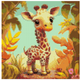 Baby Giraffe - Diamond Painting Bling Art