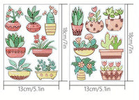 Cactus Stickers - Diamond Painting Bling Art