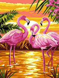 Flamingos - Diamond Painting Bling Art