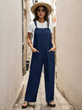 Pocketed Wide Strap Overall