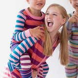 Mommy and Me Striped Clothing Set Red
