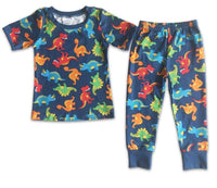 Pre Order - Blue Dinosaurs Boys Outfit