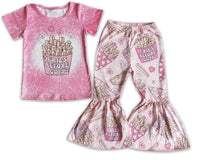 Pre Order - Pink Fries Before Guys Bell Bottom Outfit