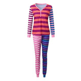 Mommy and Me Striped Clothing Set Red