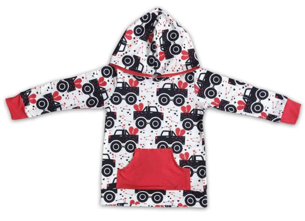 Pre Order - Red Truck Heart Sweatshirt