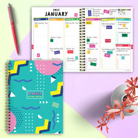Academic Year July 2022 - June 2023 Saved by the Design Medium Daily Weekly Monthly Planner