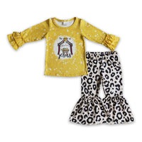 Pre Order - Yellow His Name Is Jesus Bell Bottom Outfit