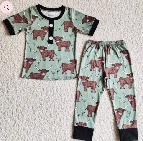 Pre Order -  Cows Boys Outfit