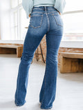 Cat's Whiskers Bootcut Jeans with Pockets