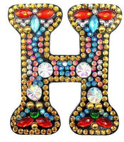 Alphabet Letter Key Chains - Diamond Painting Bling Art