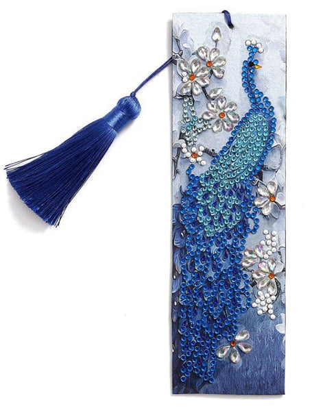Bookmark Blue Peacock